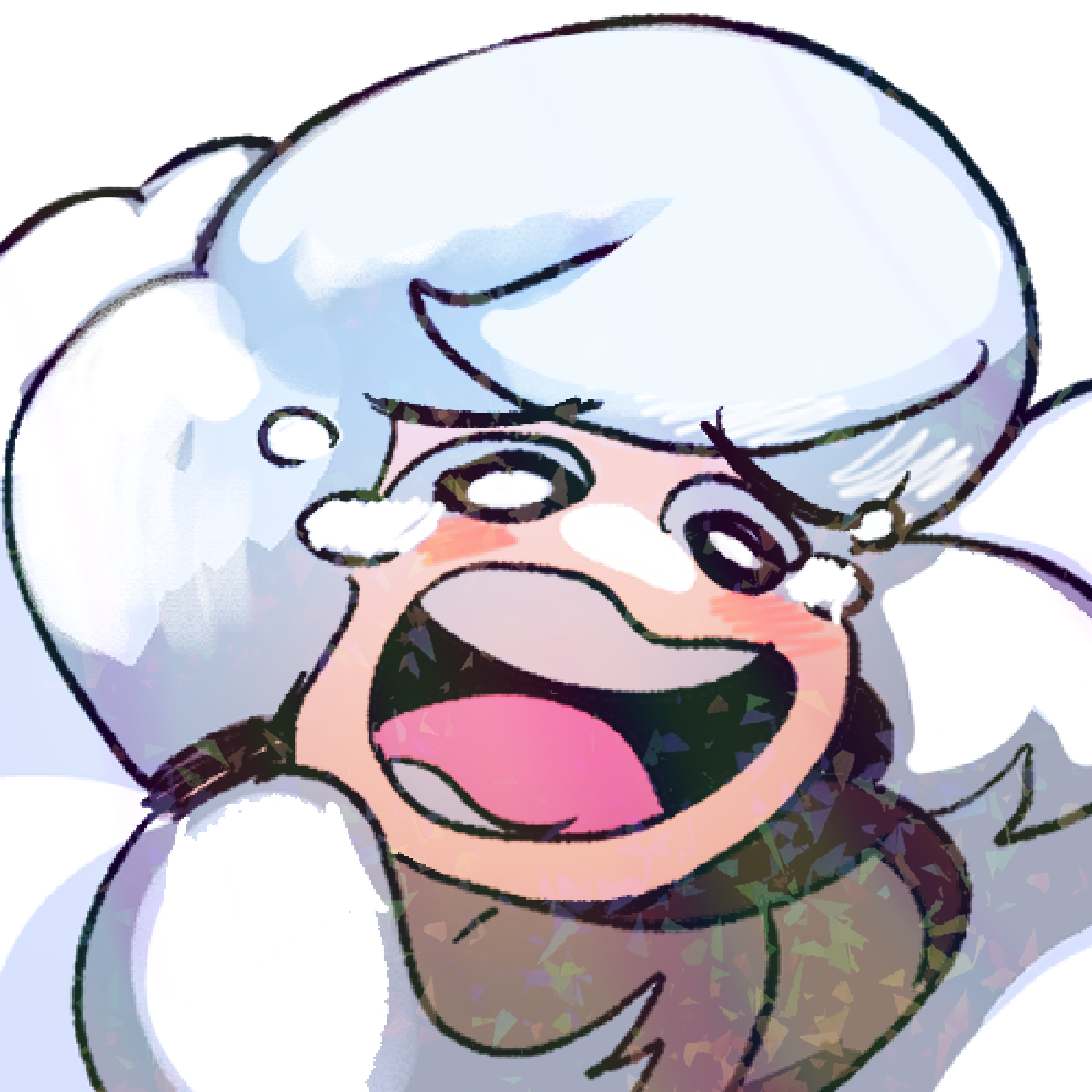 SNOWY CRYING STICKER! (LUNYDOOBLES)