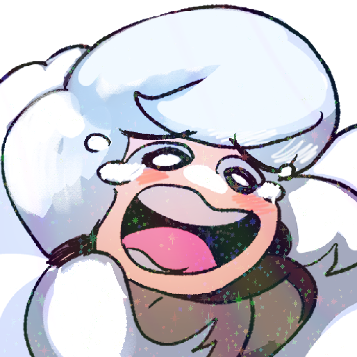 SNOWY CRYING STICKER! (LUNYDOOBLES)