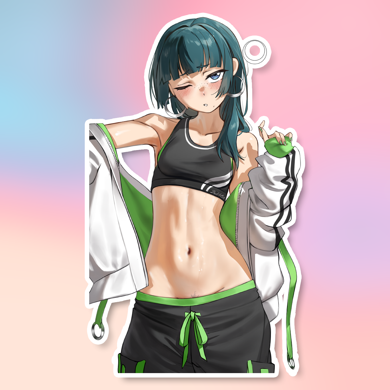 SPORTY MAOMAO STICKER! (WALIGNER)