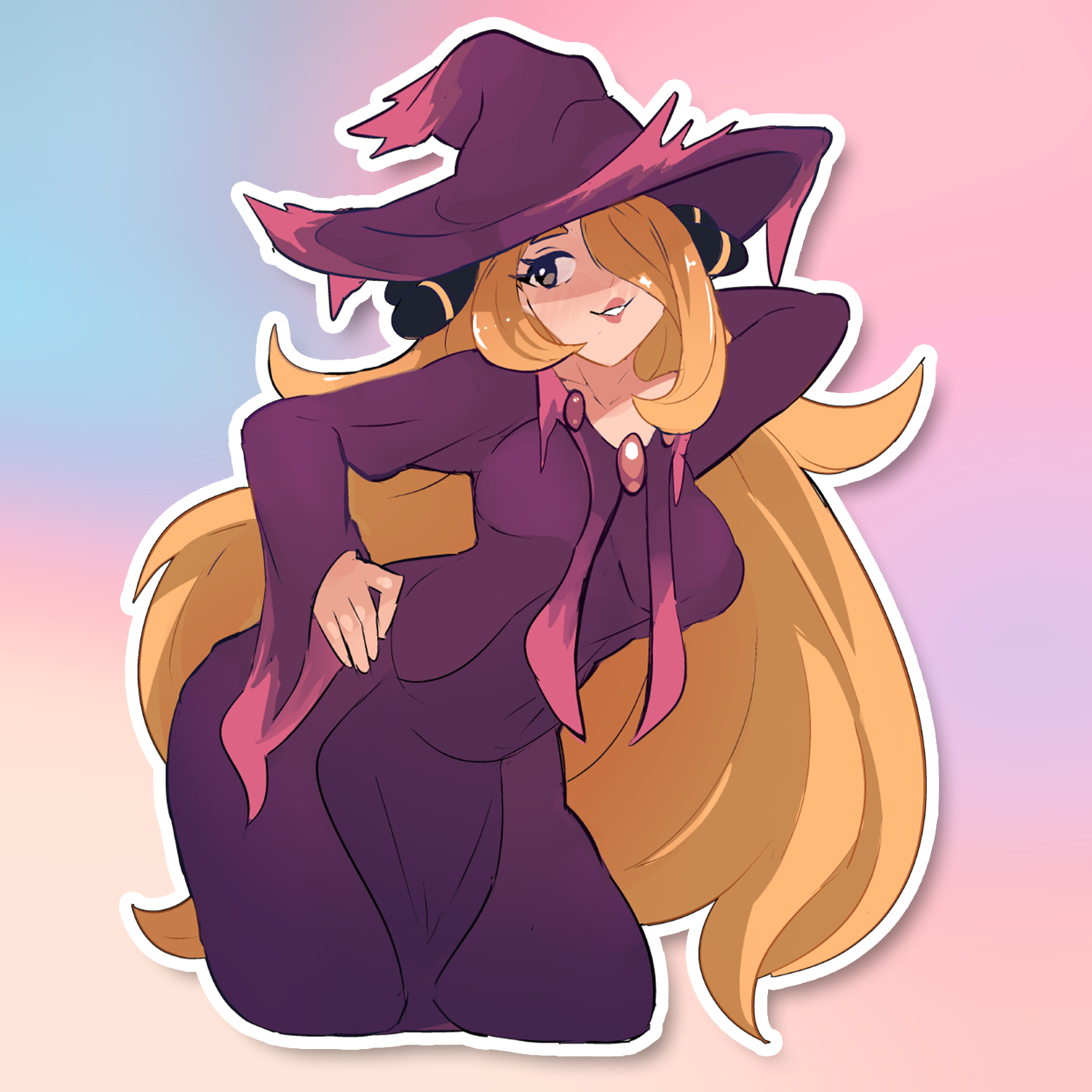 WITCH POLLY STICKER! (STARLETT)