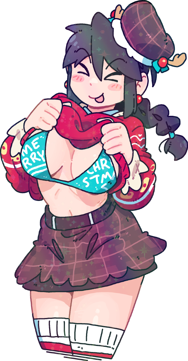 CHRISTMAS BOOBDROP LUCIA STICKER! (BRYCE AND SCOTT)