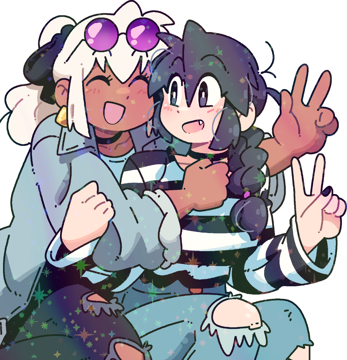 MIA AND LUCIA GAL PALS STICKER! (BRYCE AND SCOTT)