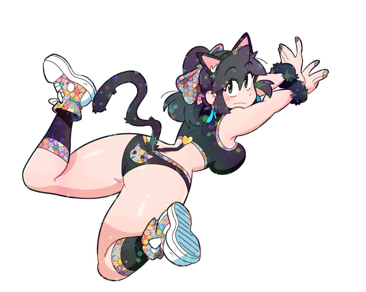 LUCIA CAT STRETCH STICKER! (BRYCE AND SCOTT!)