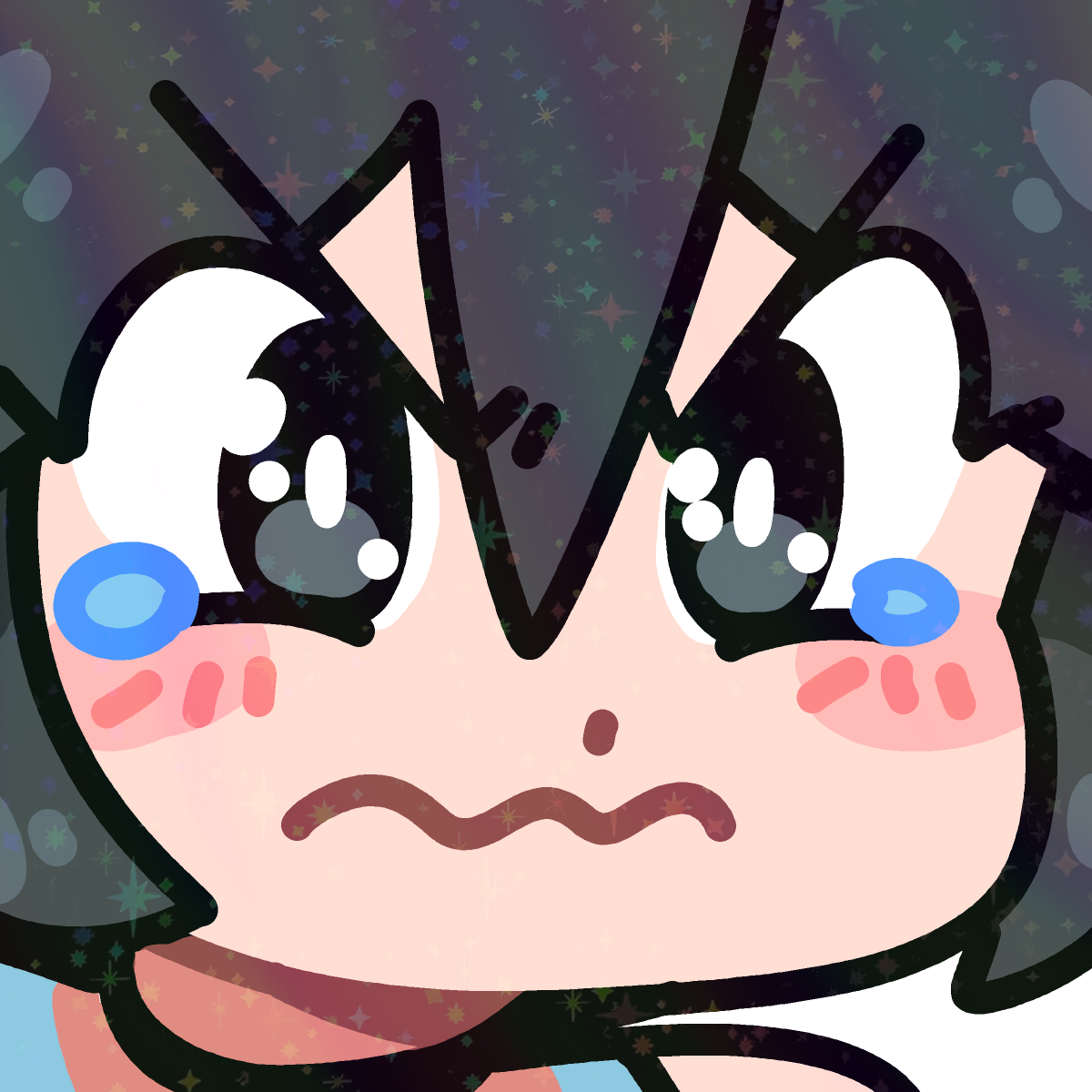 POUTING LUCIA EMOTE STICKER! (BRYCE AND SCOTT)