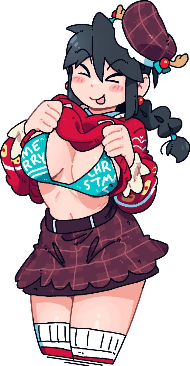 CHRISTMAS BOOBDROP LUCIA STICKER! (BRYCE AND SCOTT)