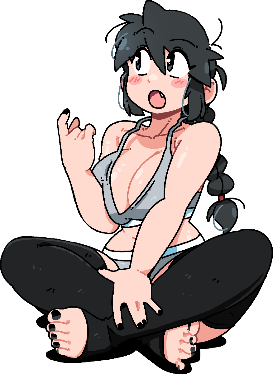 LUCIA CROSS-LEGGED STICKER! (BRYCE AND SCOTT)
