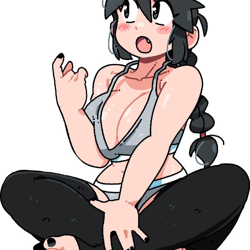LUCIA CROSS-LEGGED STICKER! (BRYCE AND SCOTT)