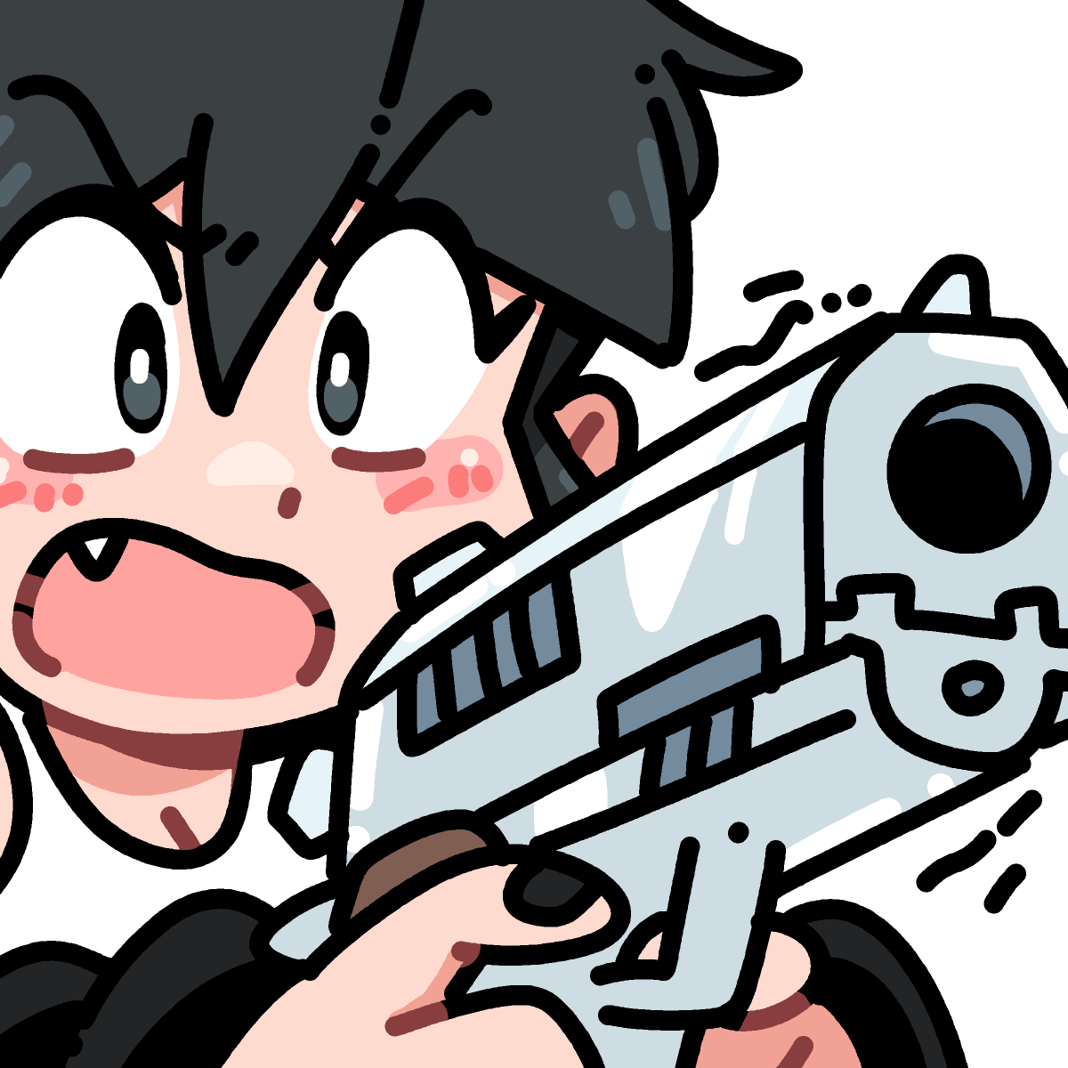 GUN LUCIA EMOTE STICKER! (BRYCE AND SCOTT)