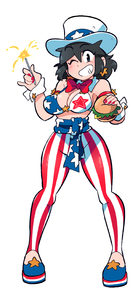 LUCIA AMERICA STICKER! (BRYCE AND SCOTT)