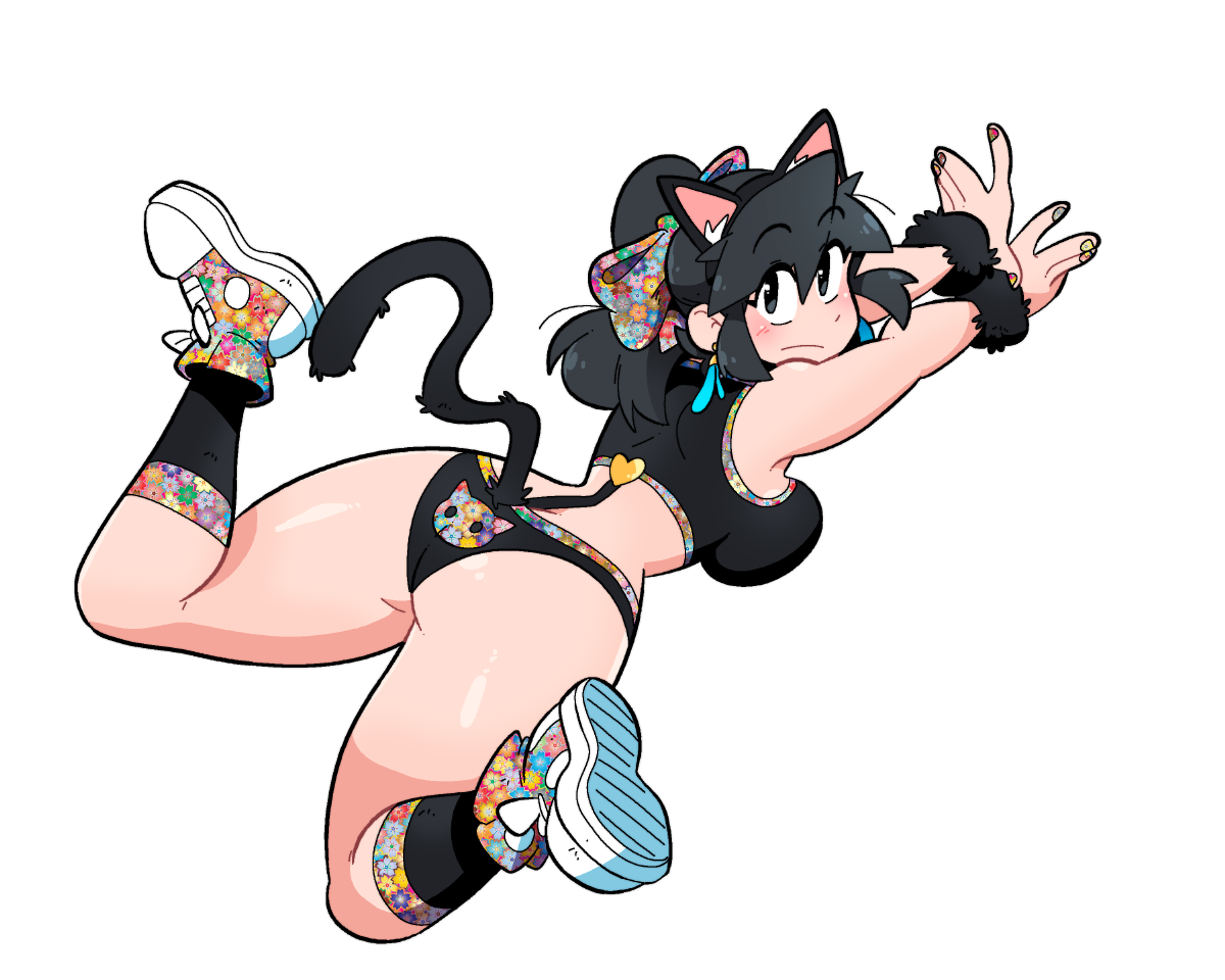 LUCIA CAT STRETCH STICKER! (BRYCE AND SCOTT!)