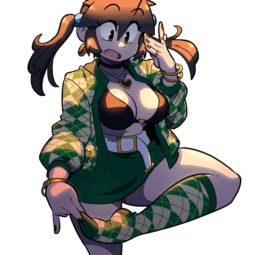 LUCIA GREEN CHECKERED SHIRT STICKER! (BRYCE AND SCOTT)