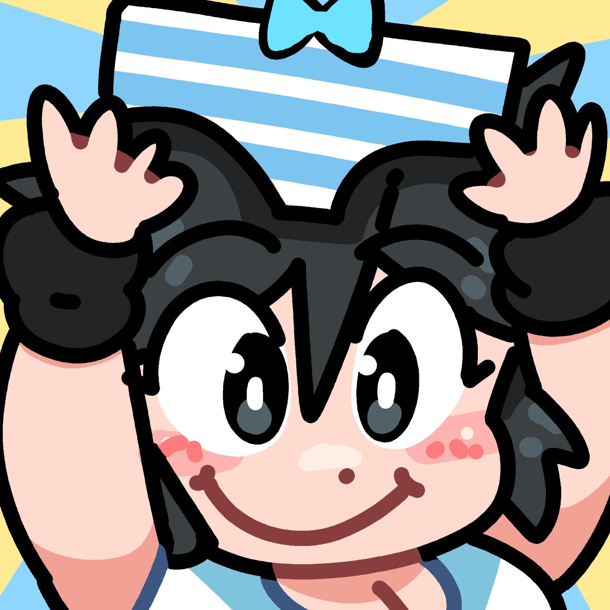 PANTY-HOLDING LUCIA EMOTE STICKER! (BRYCE AND SCOTT)