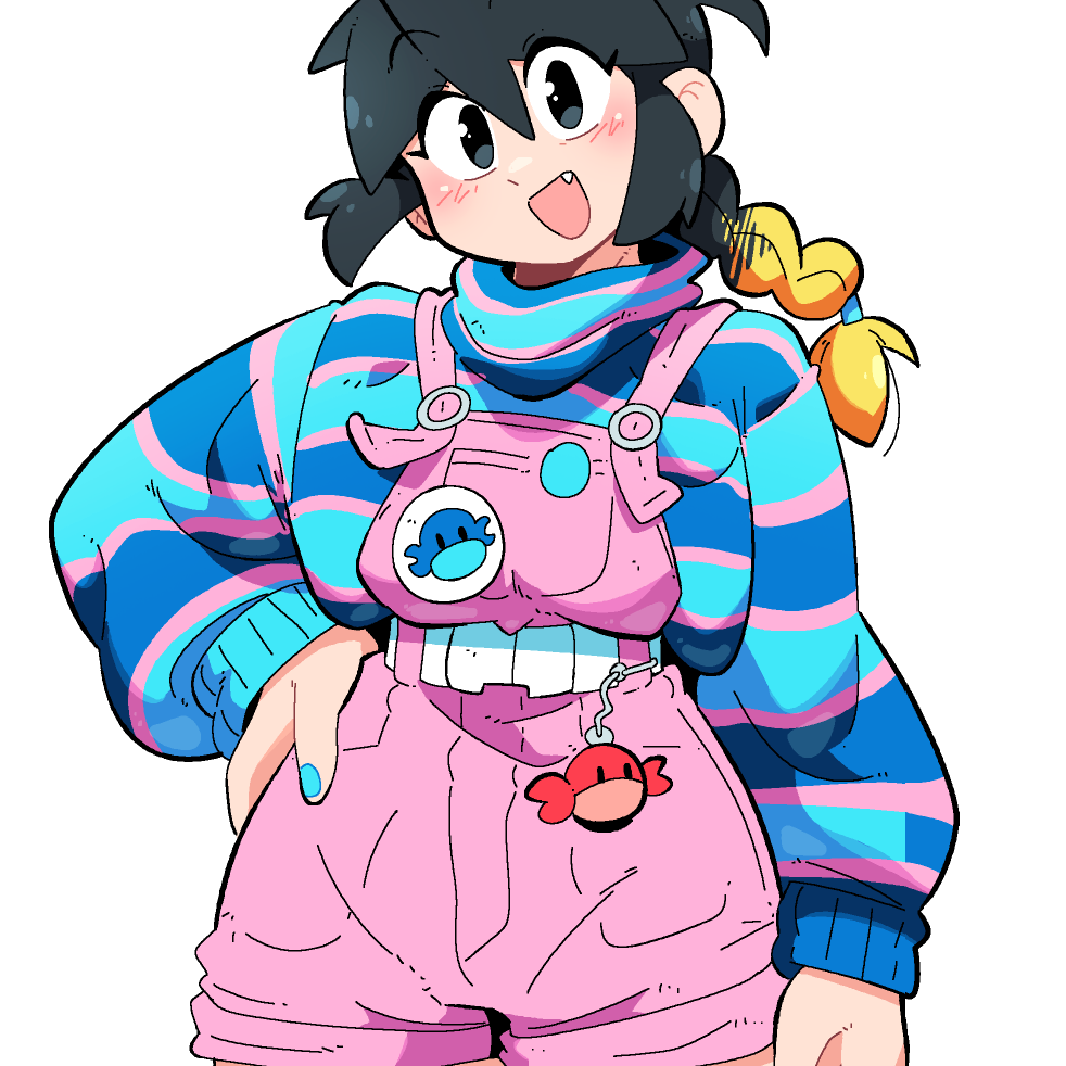 LUCIA PINK OVERALLS STICKER! (BRYCE AND SCOTT)