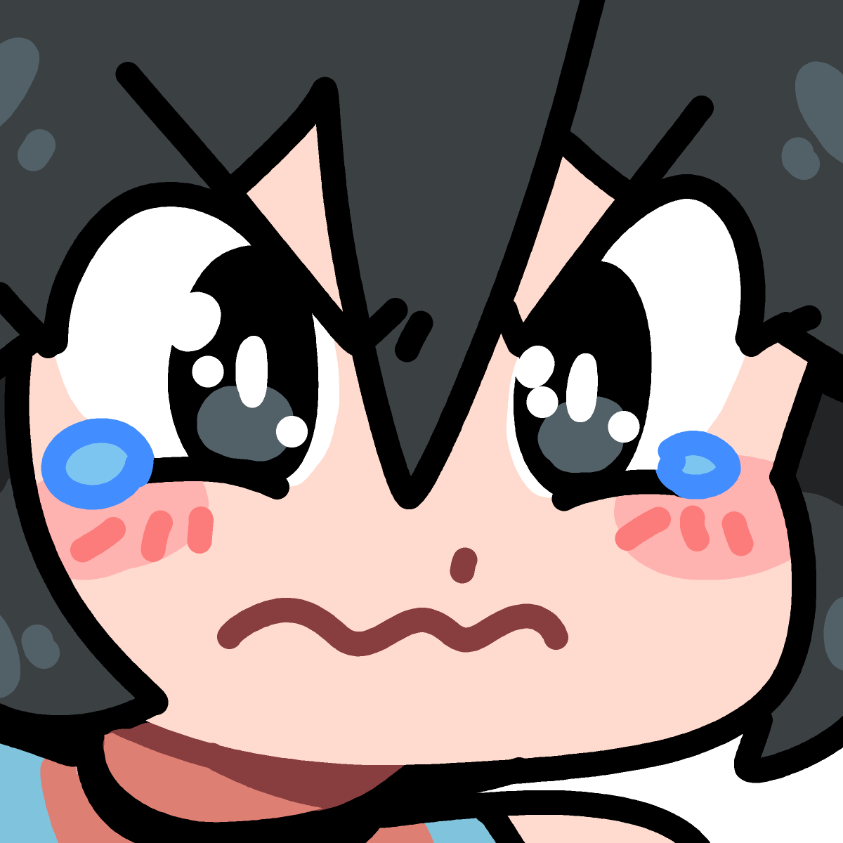 POUTING LUCIA EMOTE STICKER! (BRYCE AND SCOTT)