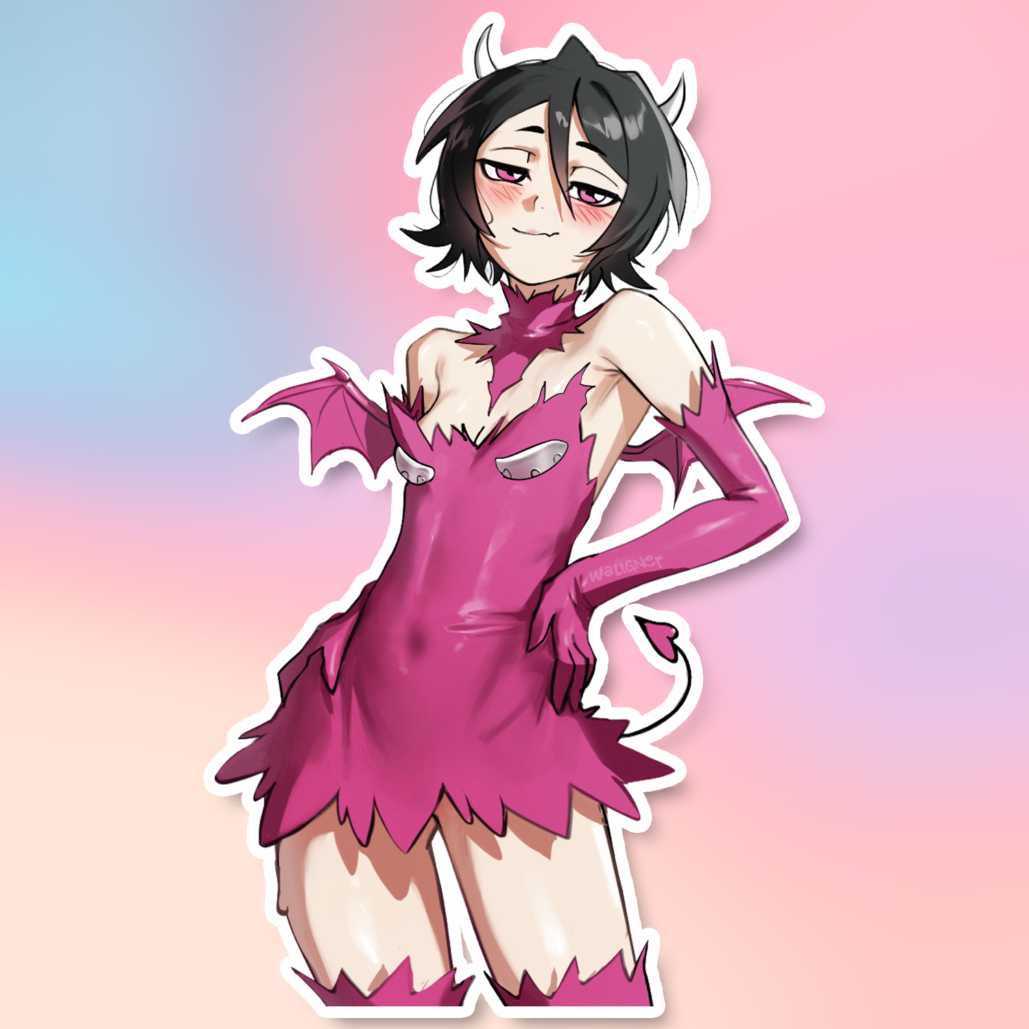SUCCUBUS STICKER! (WALIGNER)