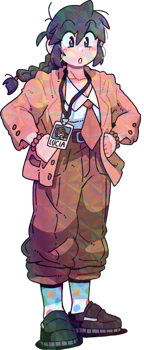 SUIT LUCIA STICKER! (BRYCE AND SCOTT)