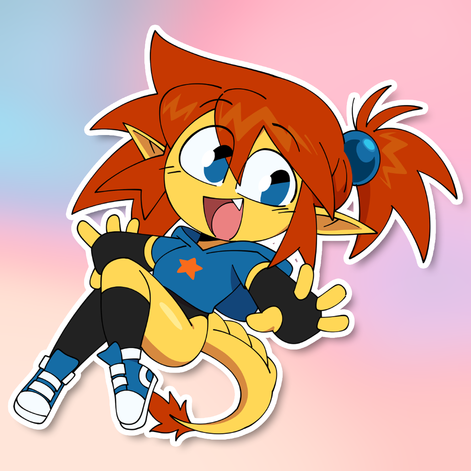 SUNNY CHIBI STICKER! (QUINTZEEE)