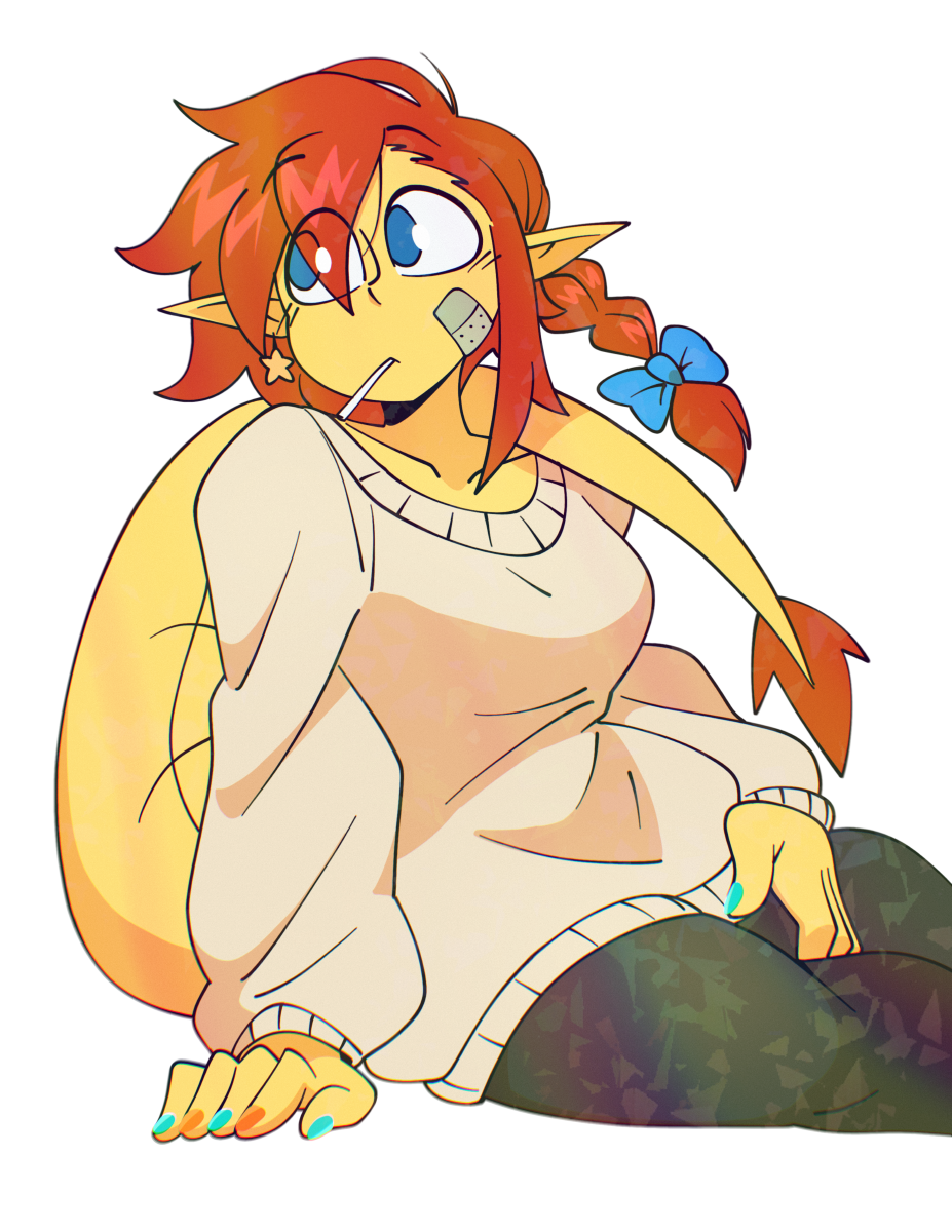 SUNNY SWEATER STICKER! (QUINTZEEE)