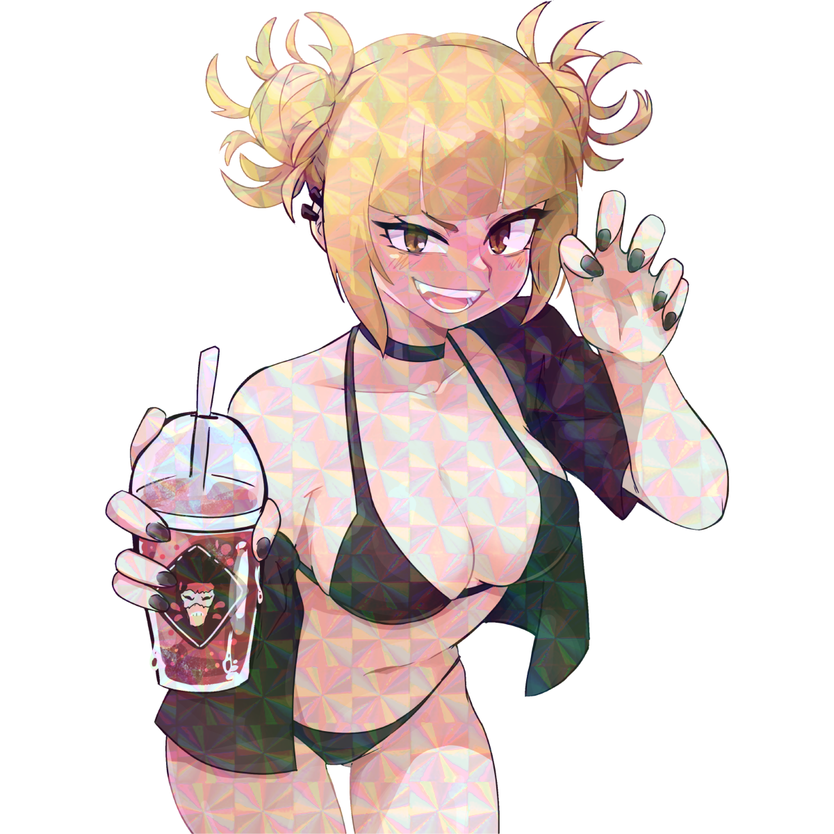 FIESTY BLONDE STICKER! (DASHI)