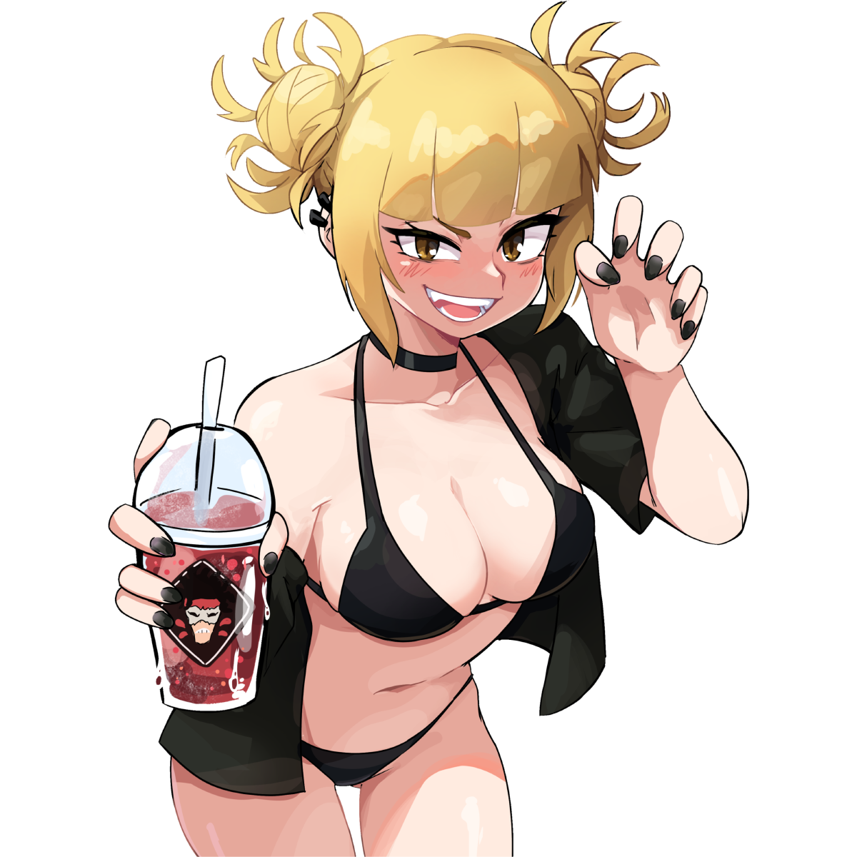 FIESTY BLONDE STICKER! (DASHI)