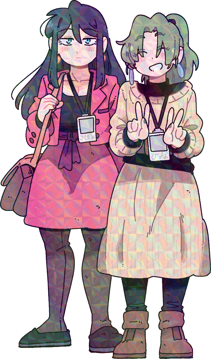 TSUBAME AND HINA STICKER! (BRYCE AND SCOTT)