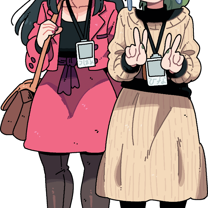 TSUBAME AND HINA STICKER! (BRYCE AND SCOTT)