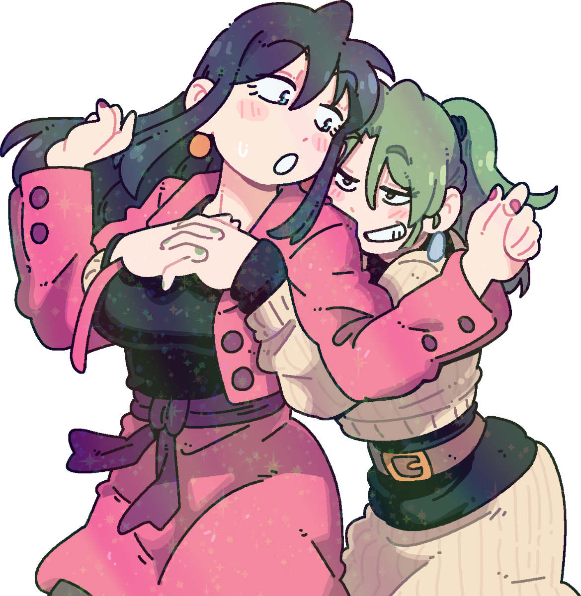 TSUBAME AND HINA SQUEEZE STICKER! (BRYCE AND SCOTT)