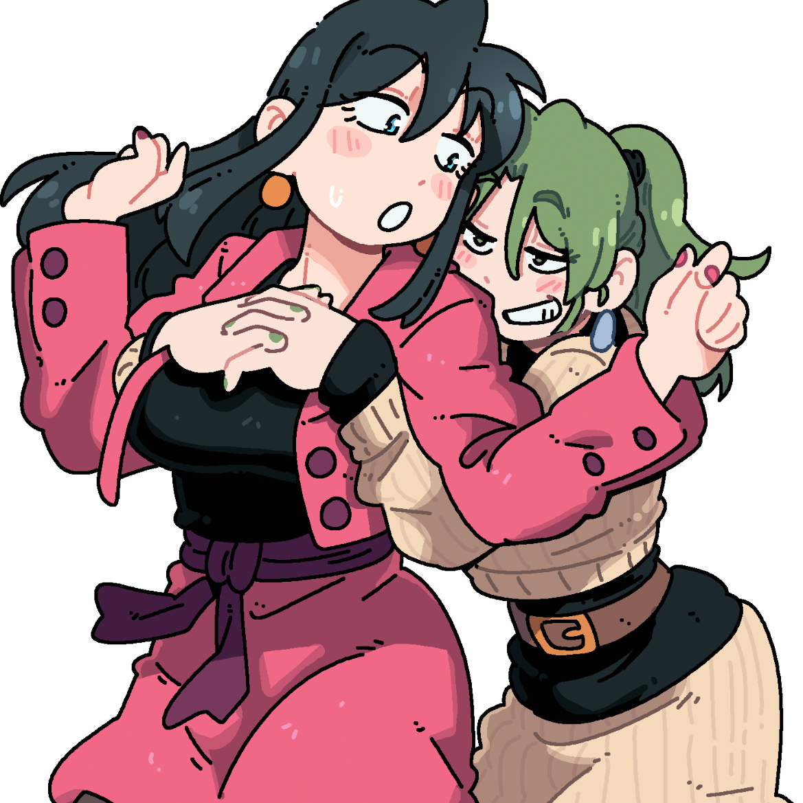TSUBAME AND HINA SQUEEZE STICKER! (BRYCE AND SCOTT)