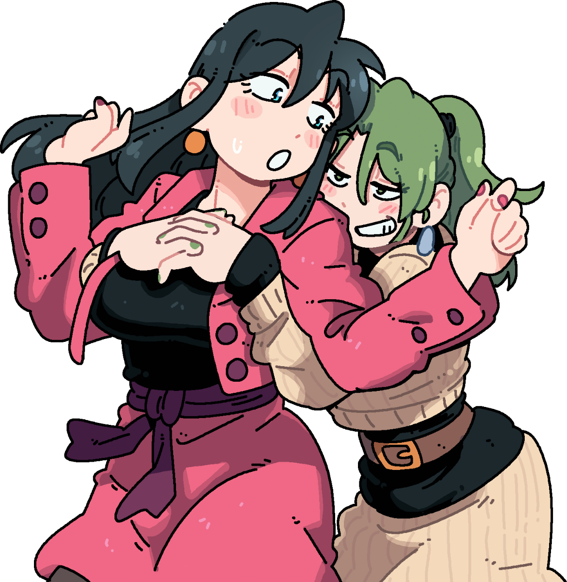 TSUBAME AND HINA SQUEEZE STICKER! (BRYCE AND SCOTT)
