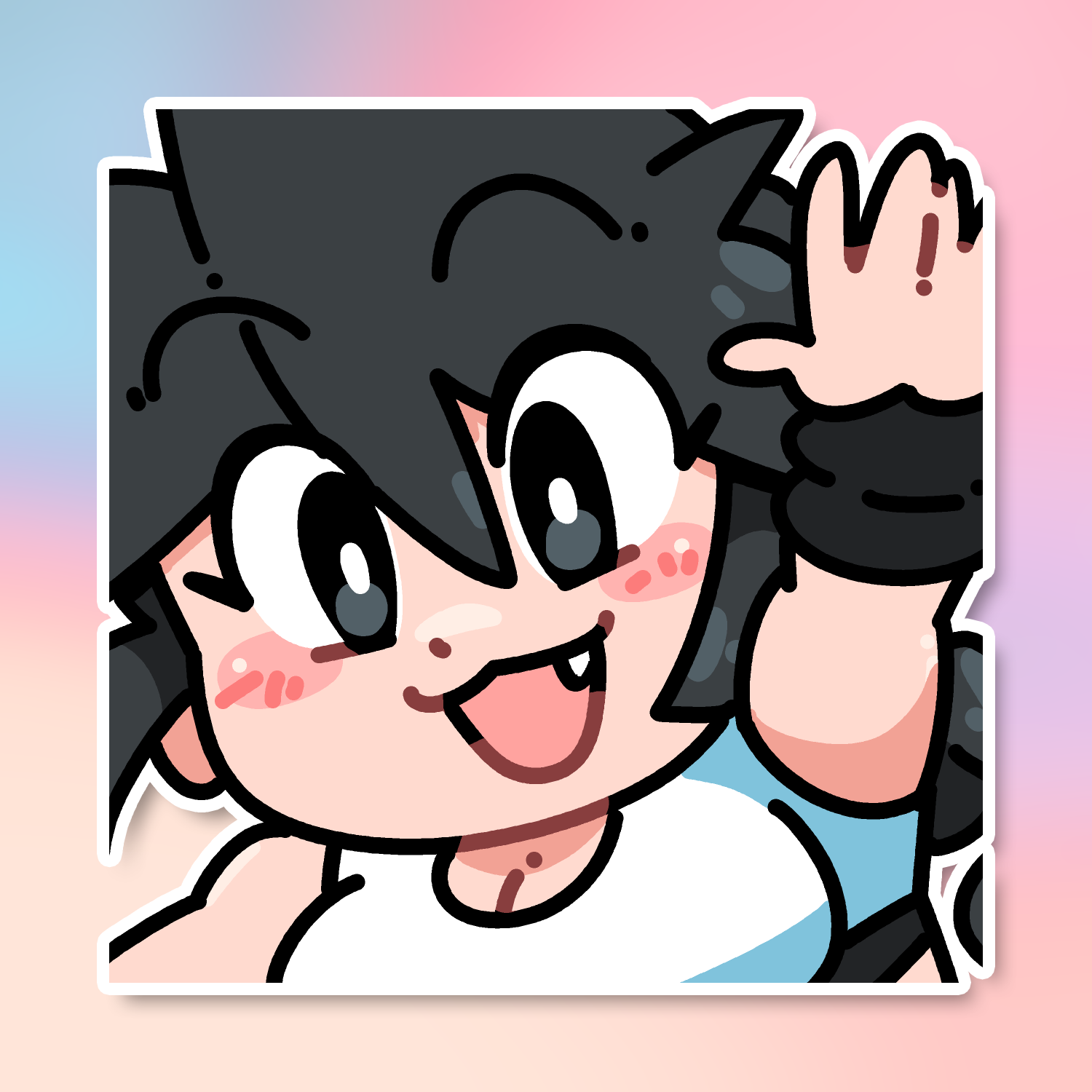 WAVING LUCIA EMOTE STICKER! (BRYCE AND SCOTT)