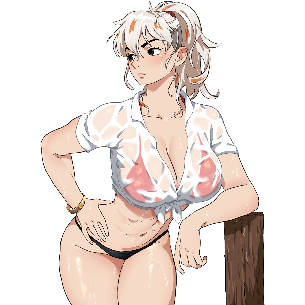 WET SHIRT NINA STICKER (DASHI)