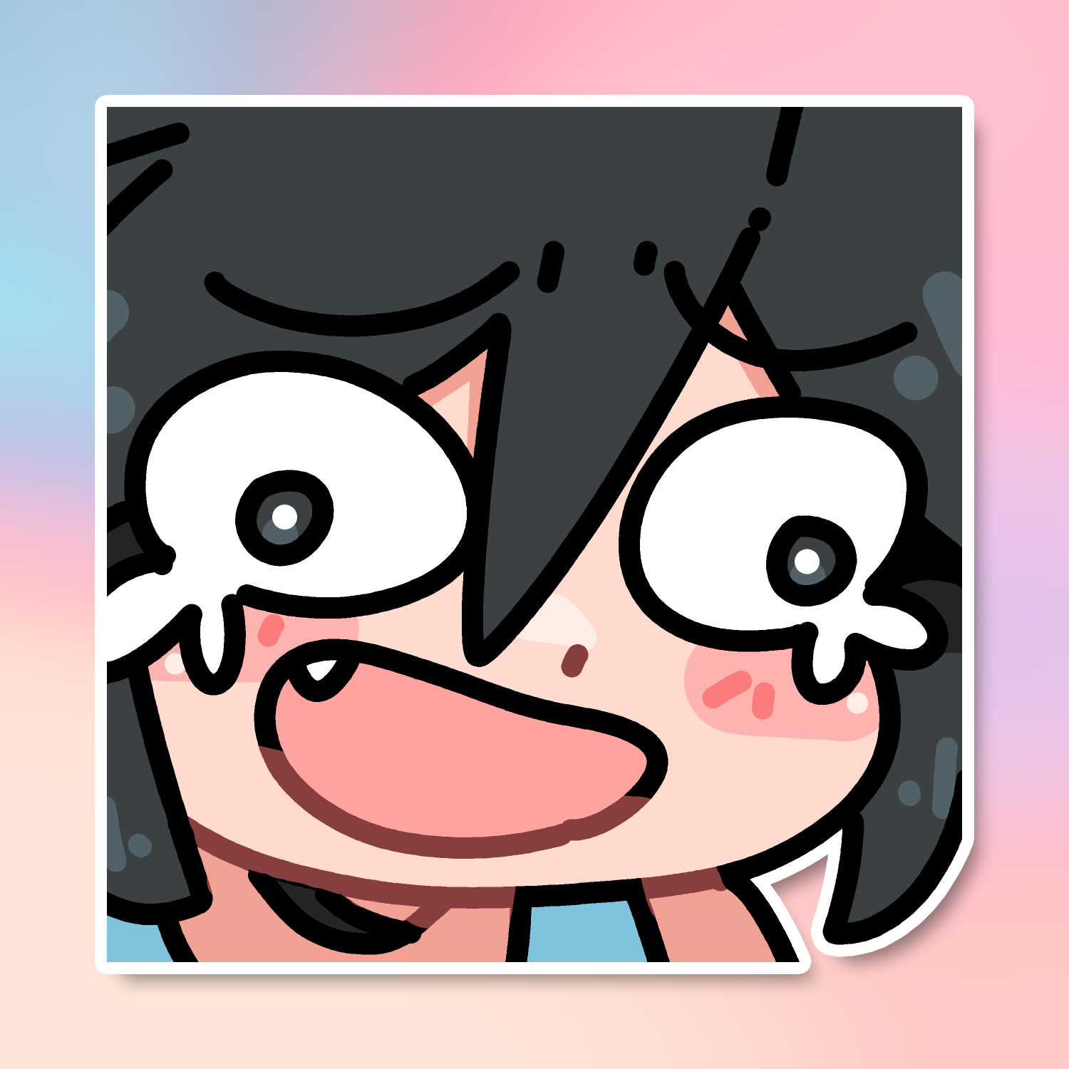 WHEEZE LUCIA EMOTE STICKER! (BRYCE AND SCOTT)