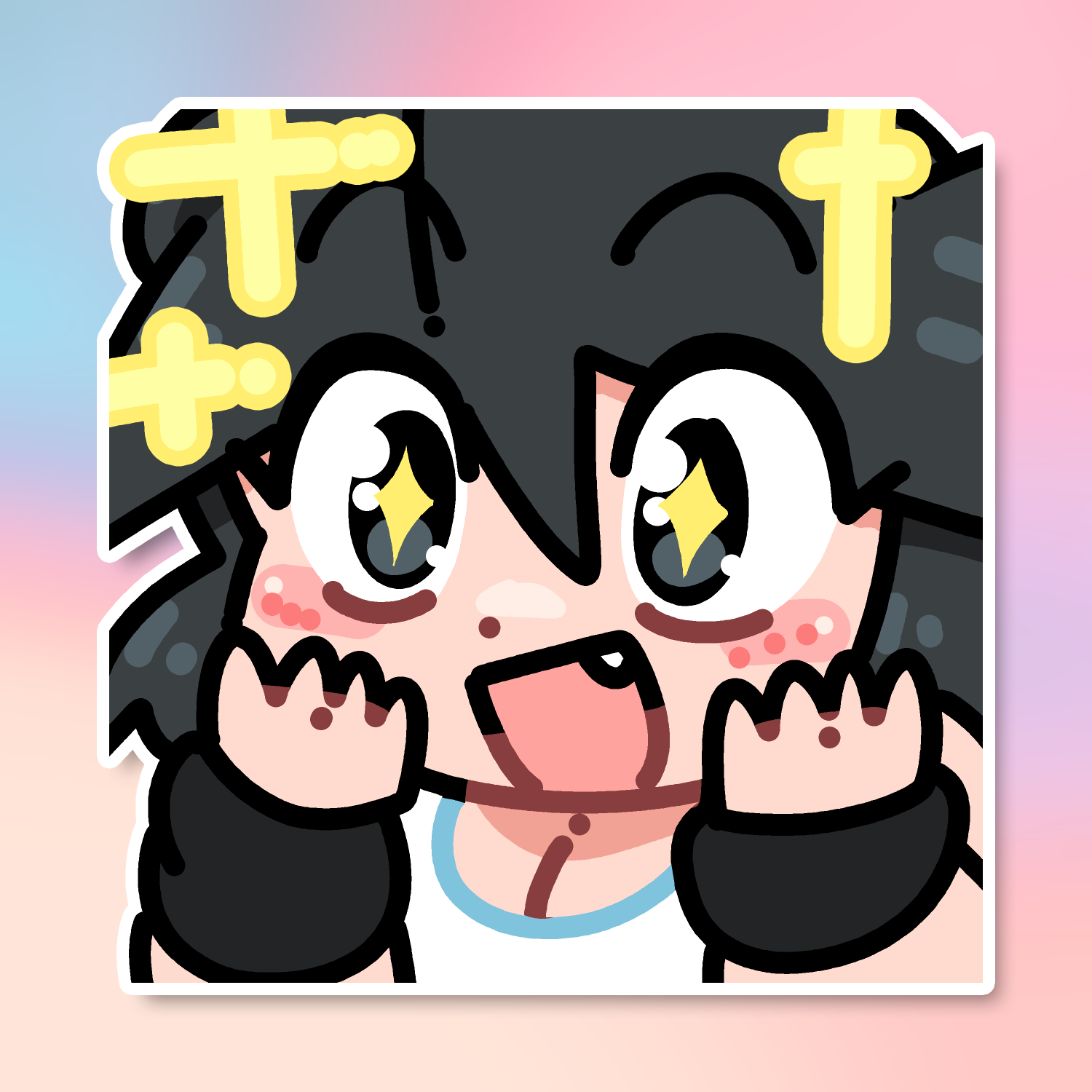WOW LUCIA EMOTE STICKER! (BRYCE AND SCOTT)