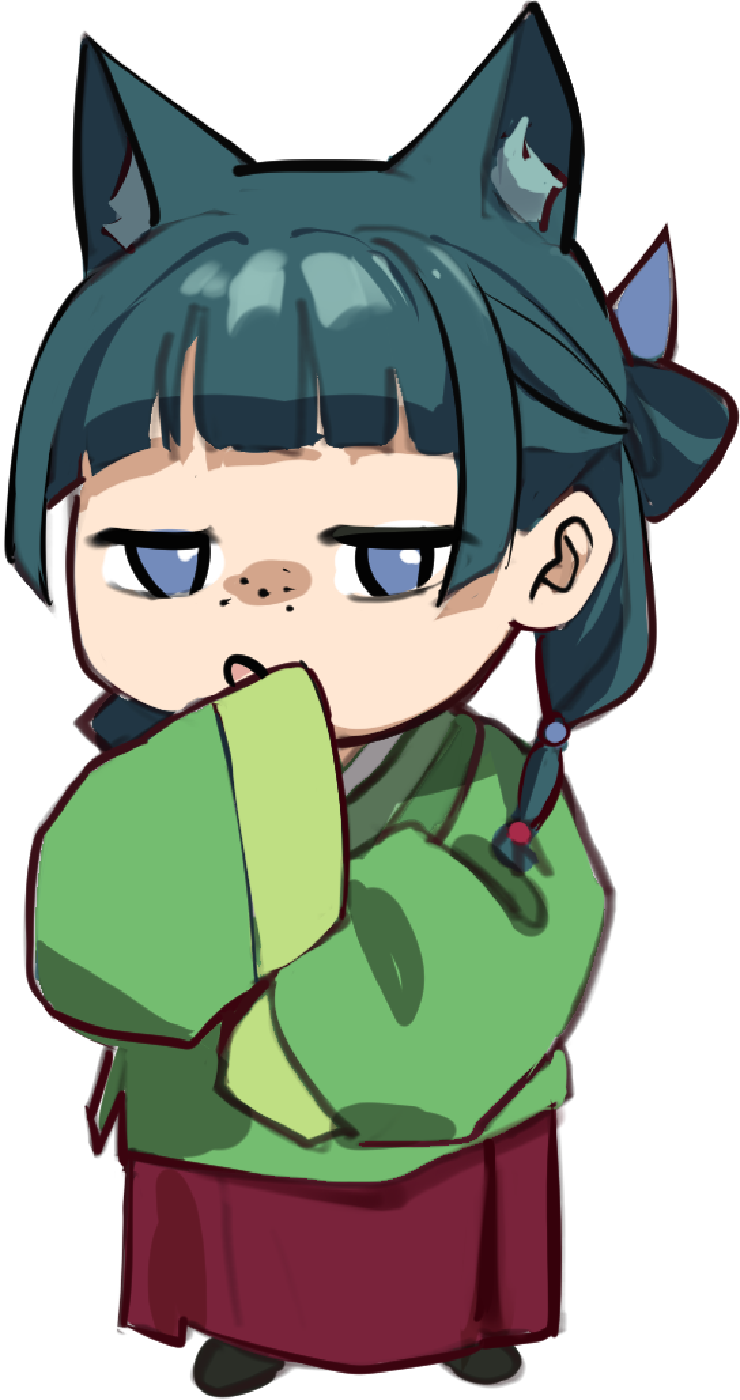 GREEN HAIR CHIBI STICKER (WALIGNER)