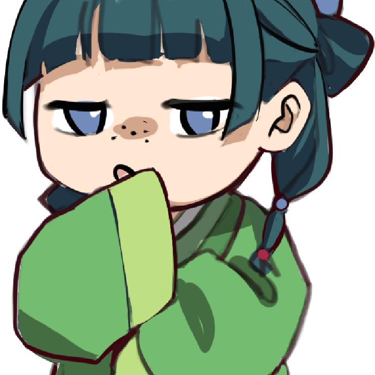 GREEN HAIR CHIBI STICKER (WALIGNER)