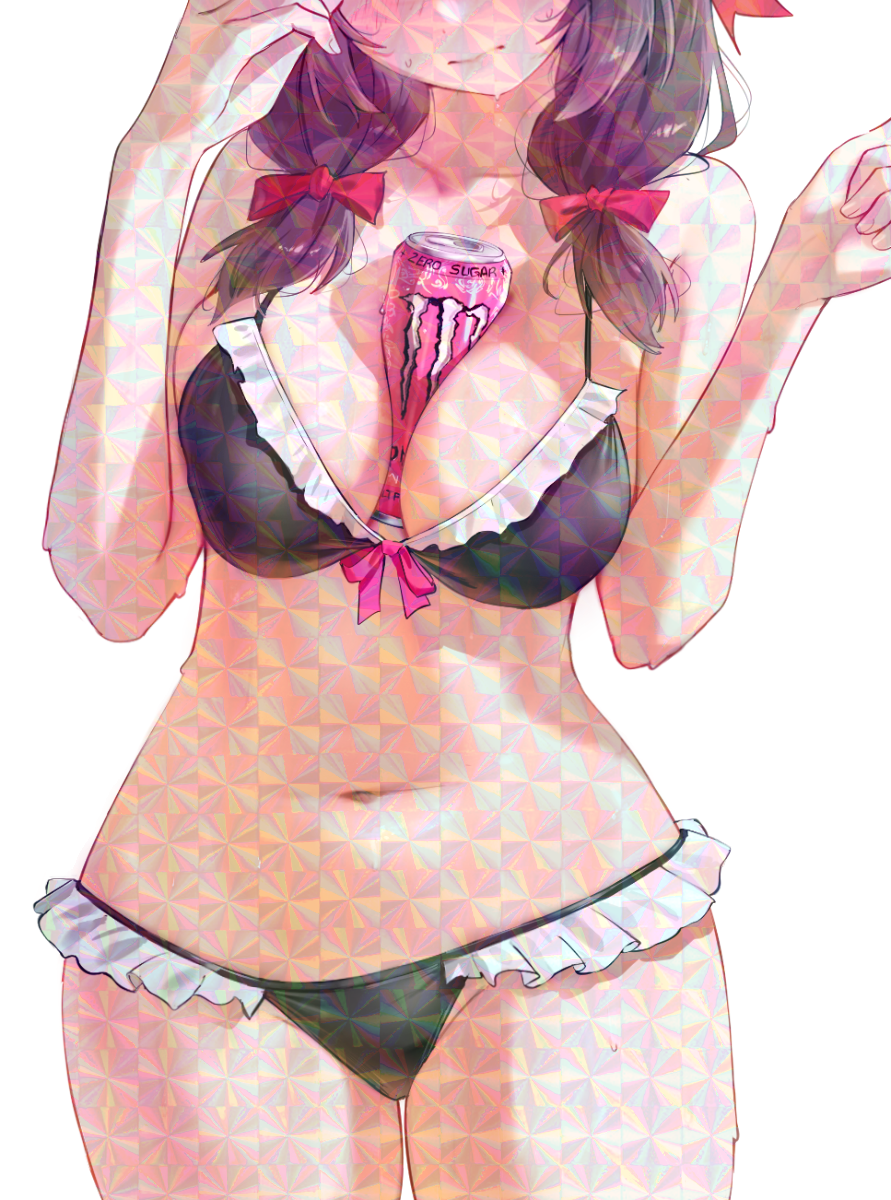 BROWN HAIR BIKINI BIKINI STICKER! (WALIGNER)
