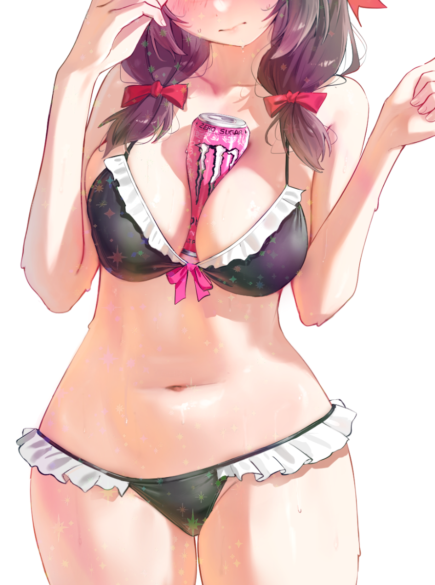BROWN HAIR BIKINI BIKINI STICKER! (WALIGNER)