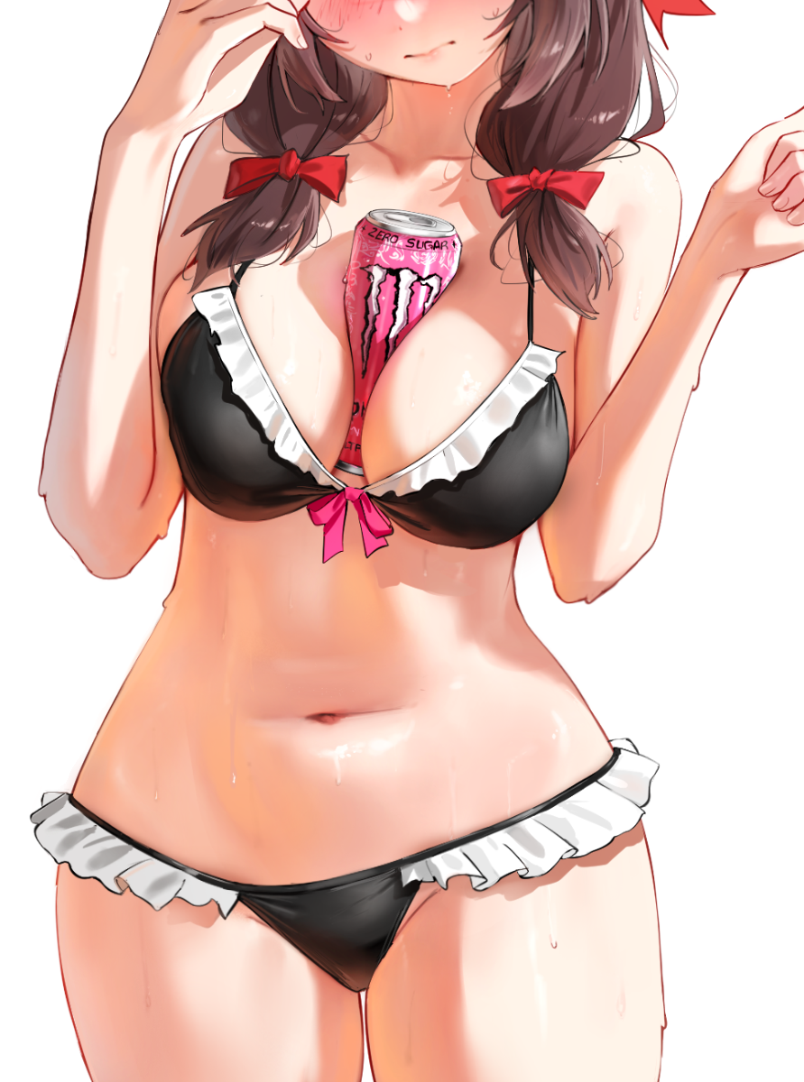 BROWN HAIR BIKINI BIKINI STICKER! (WALIGNER)