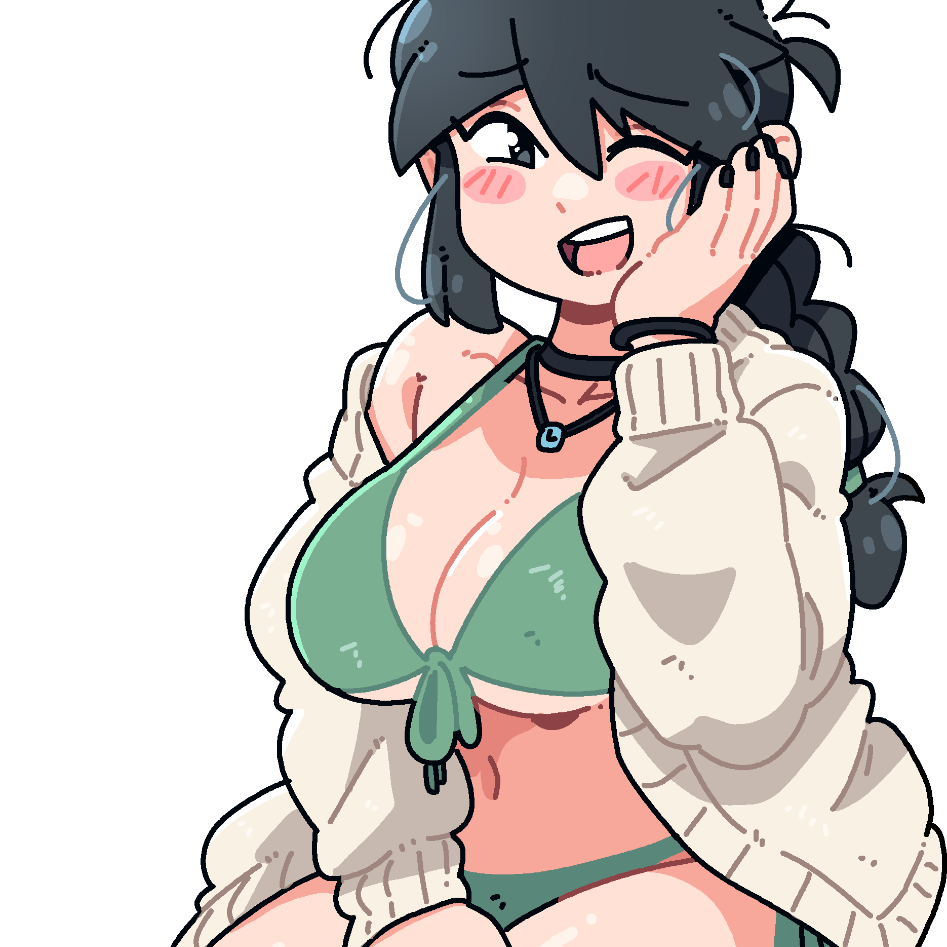 BLUSHING LUCIA STICKER! (BRYCE AND SCOTT)