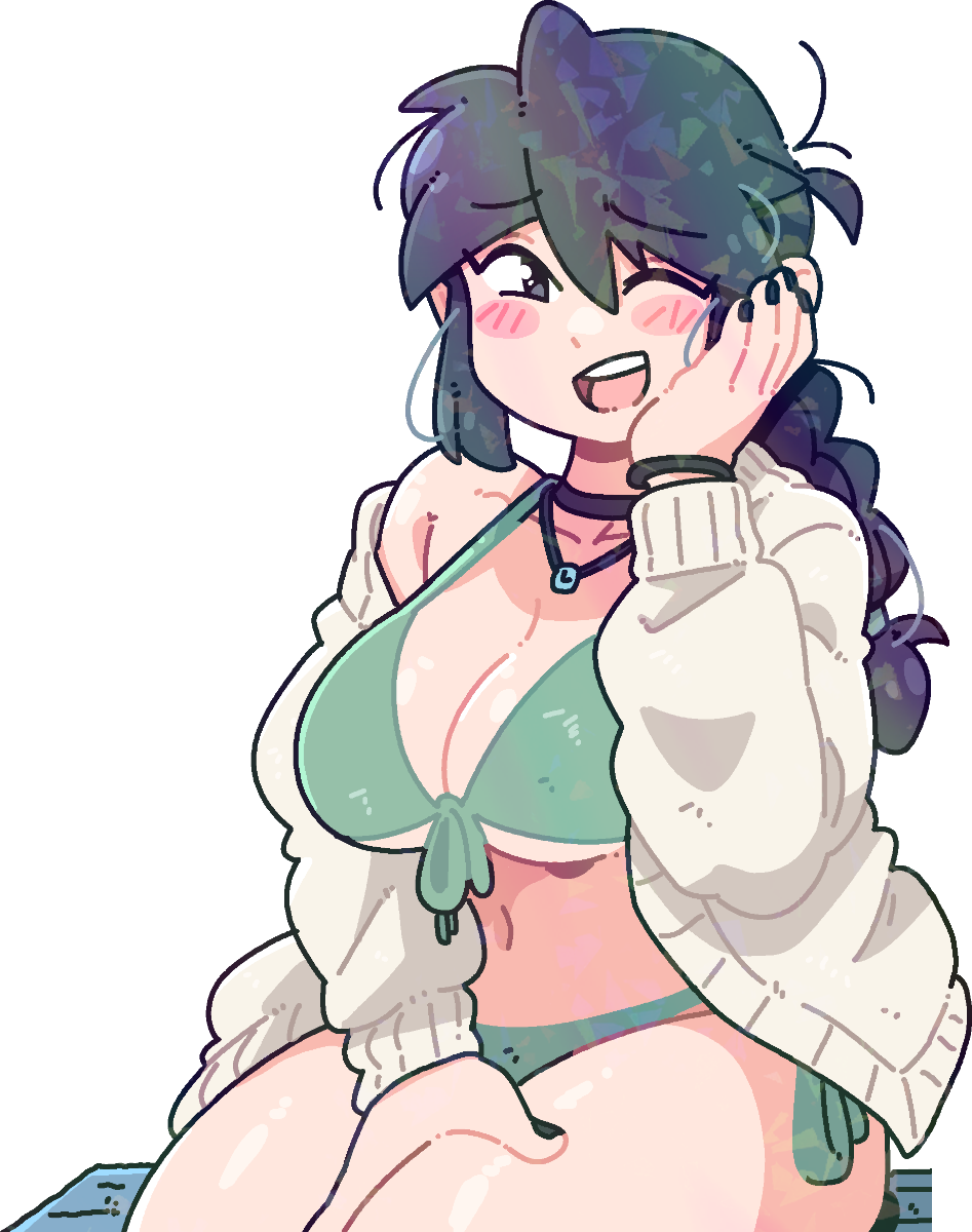 BLUSHING LUCIA STICKER! (BRYCE AND SCOTT)