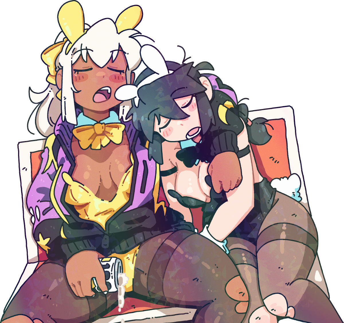 YURI TRAIN NAP STICKER! (BRYCE AND SCOTT)