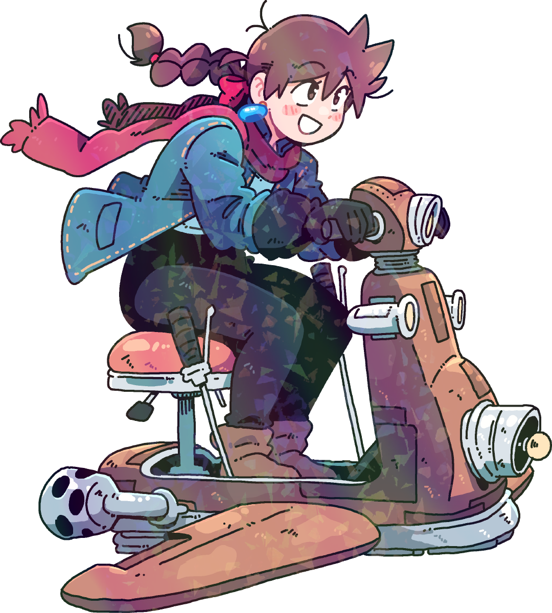 ISABELLE FLYING STICKER! (BRYCE AND SCOTT)
