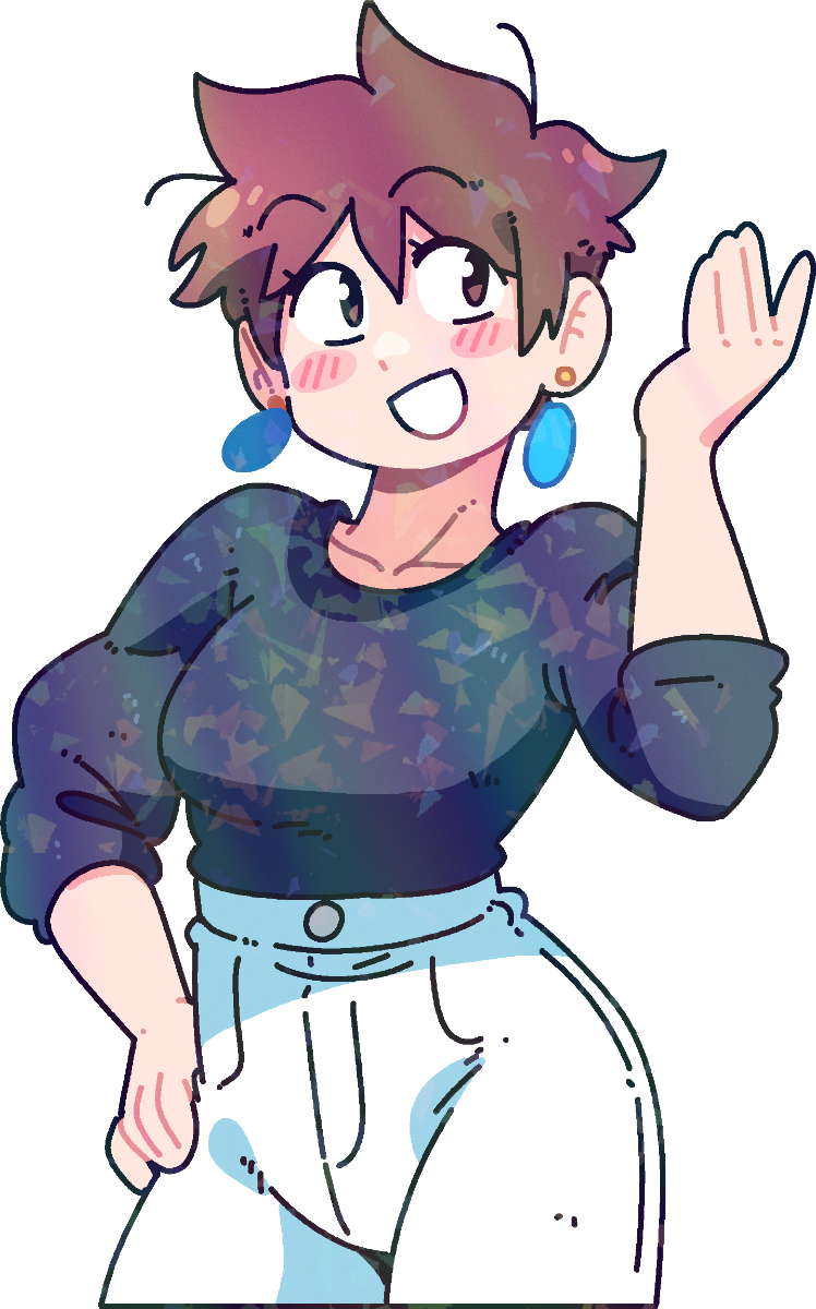 ISABELLE SHORT HAIR STICKER! (BRYCE AND SCOTT)