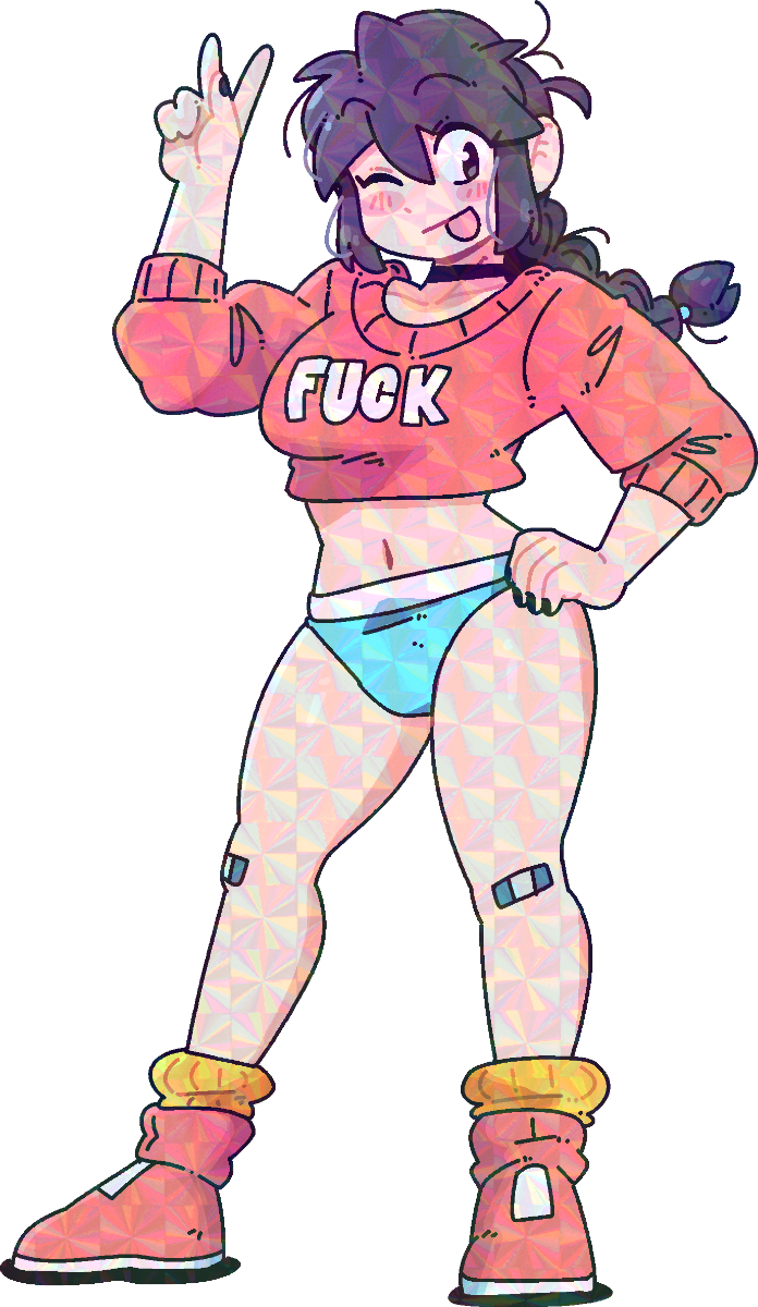 UNDIES LUCIA STICKER! (BRYCE AND SCOTT)