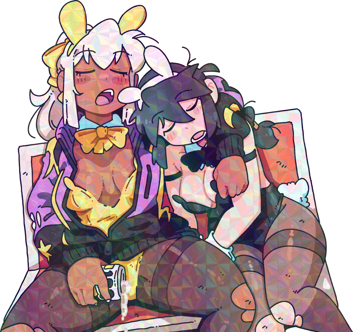 YURI TRAIN NAP STICKER! (BRYCE AND SCOTT)