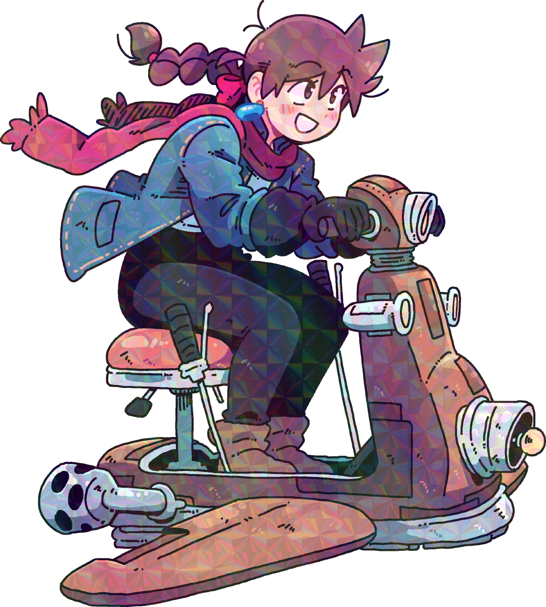 ISABELLE FLYING STICKER! (BRYCE AND SCOTT)