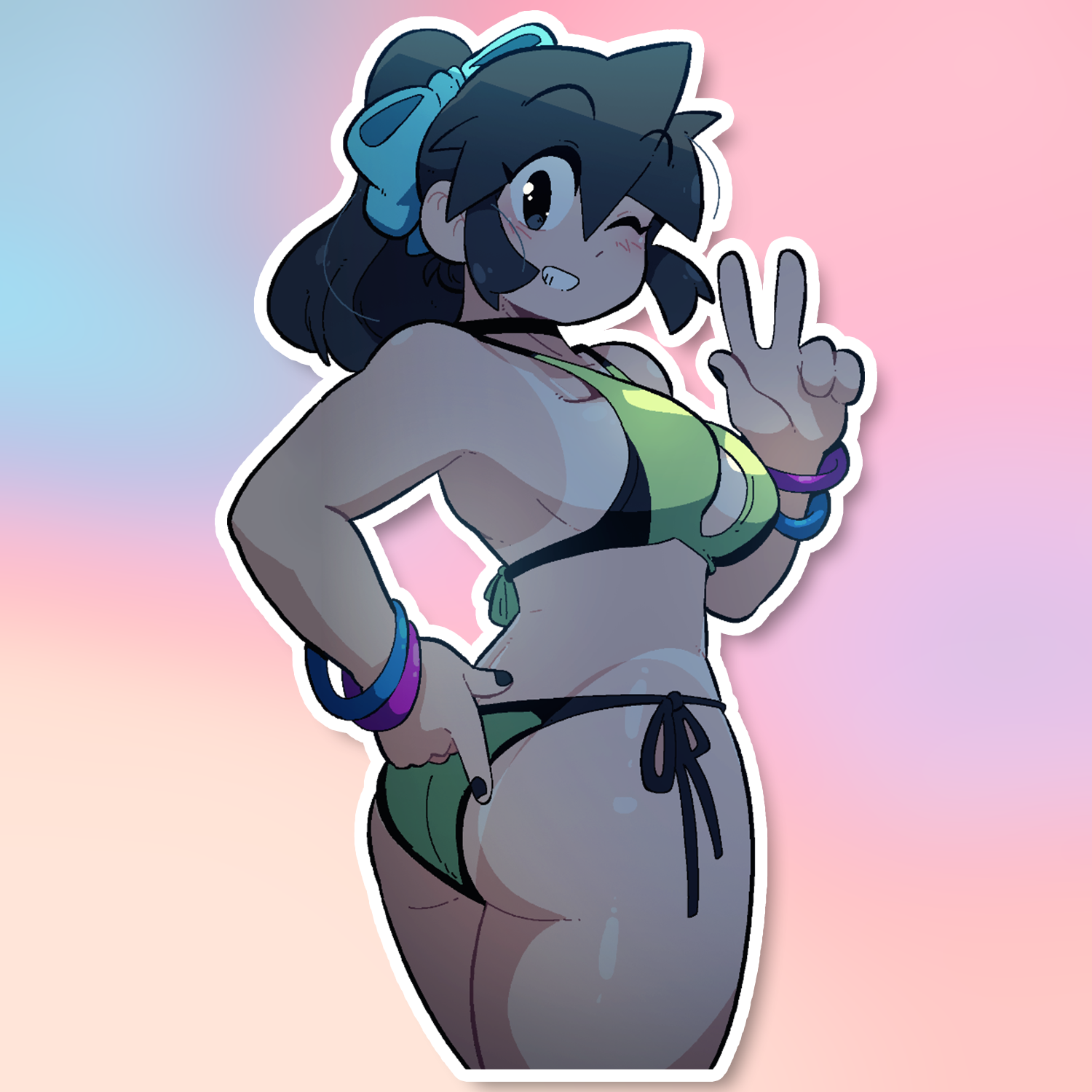 LUCIA WINK STICKER! (BRYCE AND SCOTT)