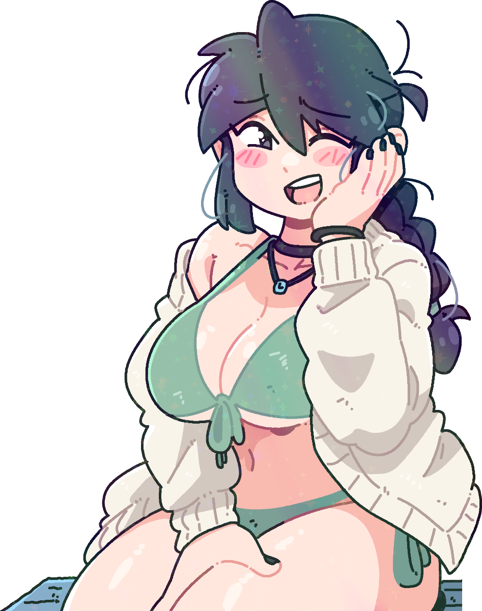 BLUSHING LUCIA STICKER! (BRYCE AND SCOTT)