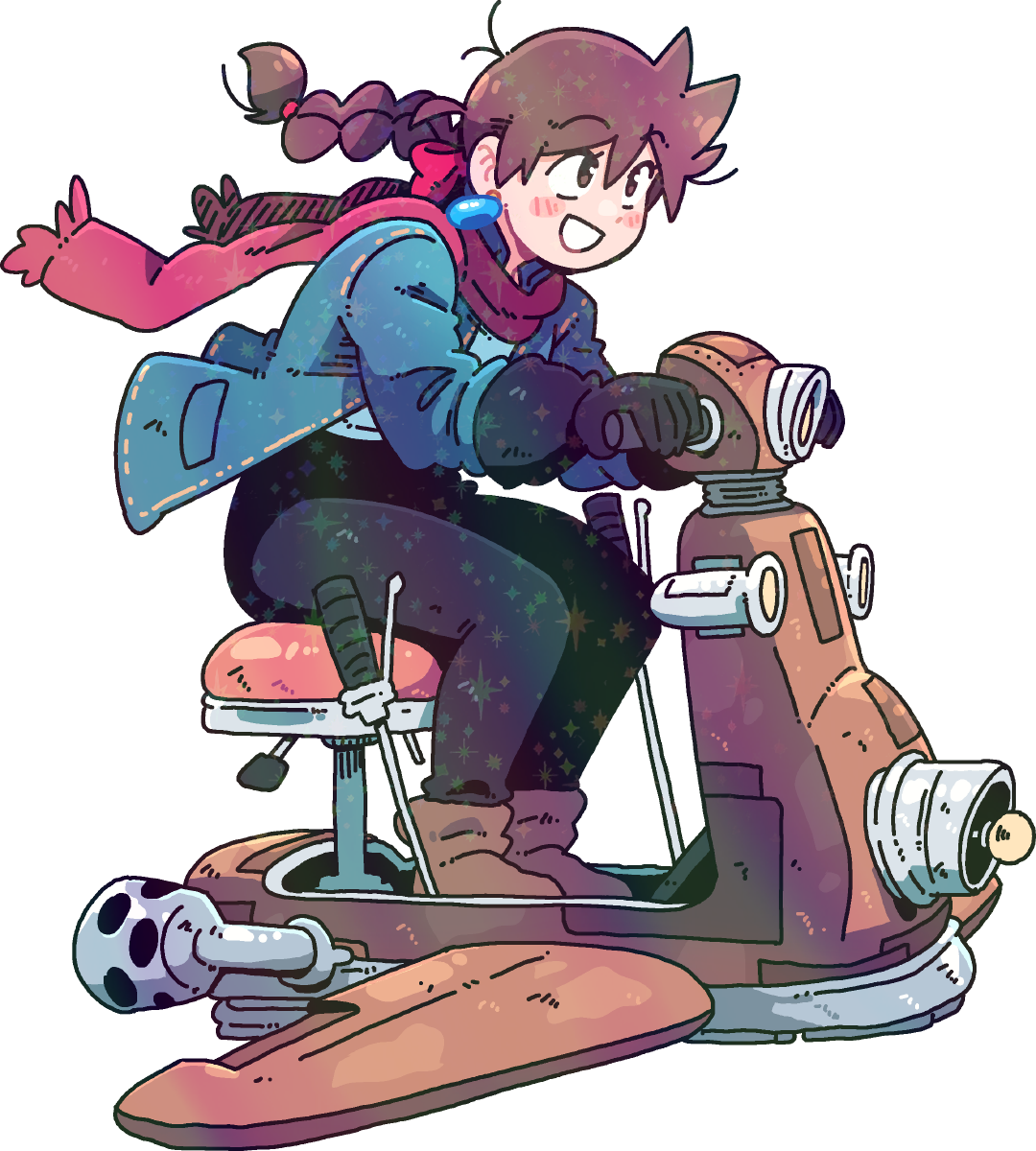 ISABELLE FLYING STICKER! (BRYCE AND SCOTT)