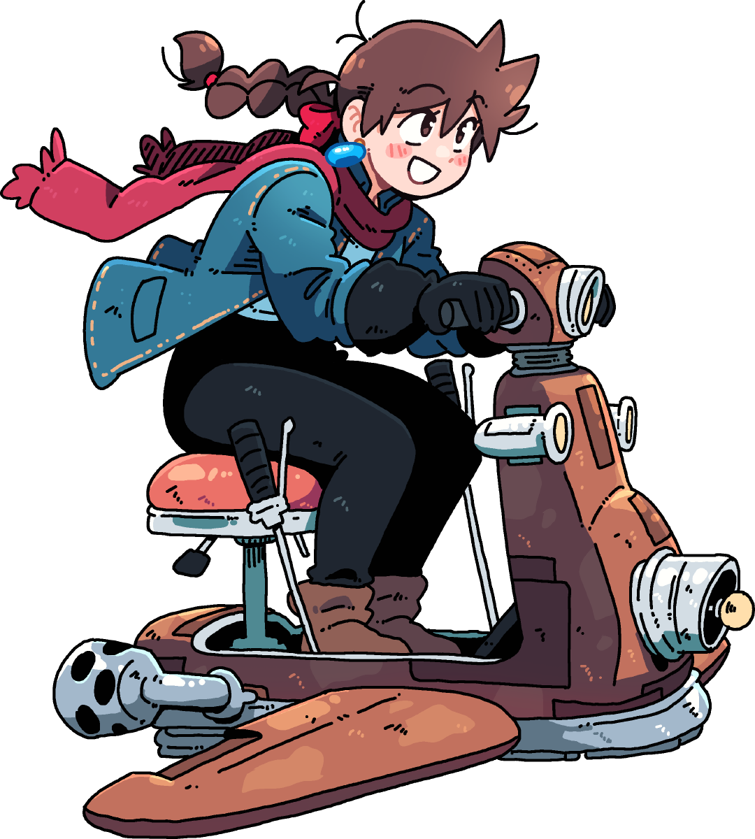 ISABELLE FLYING STICKER! (BRYCE AND SCOTT)